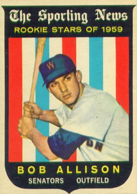 1959 Topps Bob Allison #116 Baseball Card