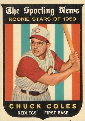 1959 Topps Chuck Coles #120 Baseball Card