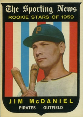 1959 Topps Jim McDaniel #134 Baseball Card
