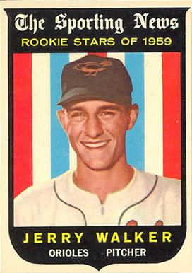1959 Topps Jerry Walker #144 Baseball Card