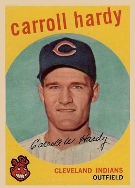 1959 Topps Carroll Hardy #168 Baseball Card