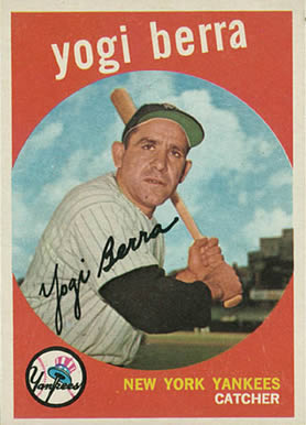 1959 Topps Yogi Berra #180 Baseball Card