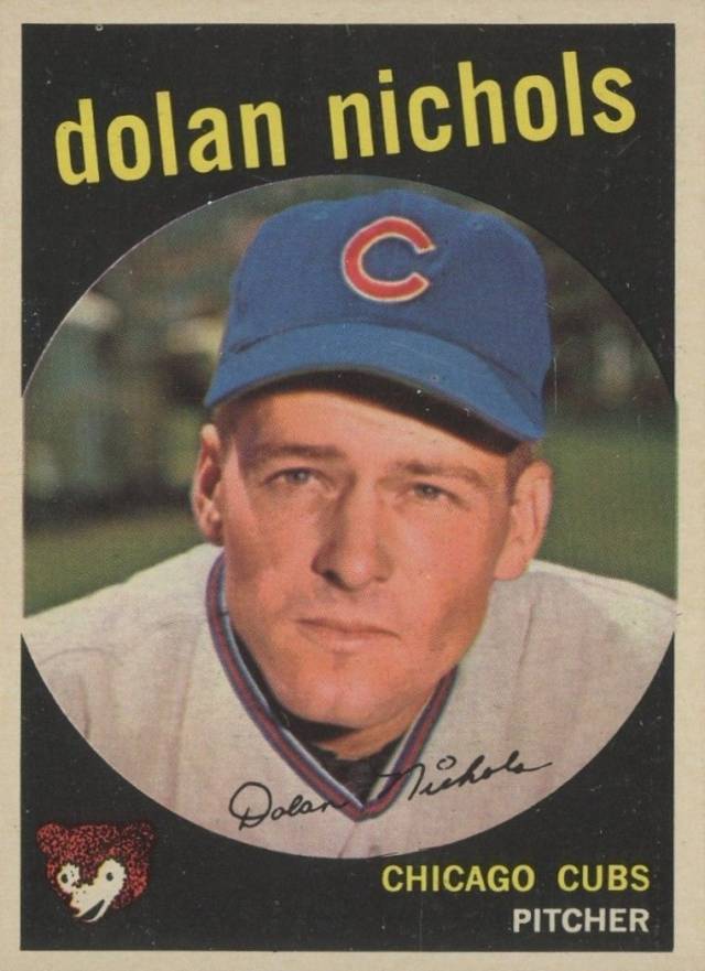 1959 Topps Dolan Nichols #362n Baseball Card