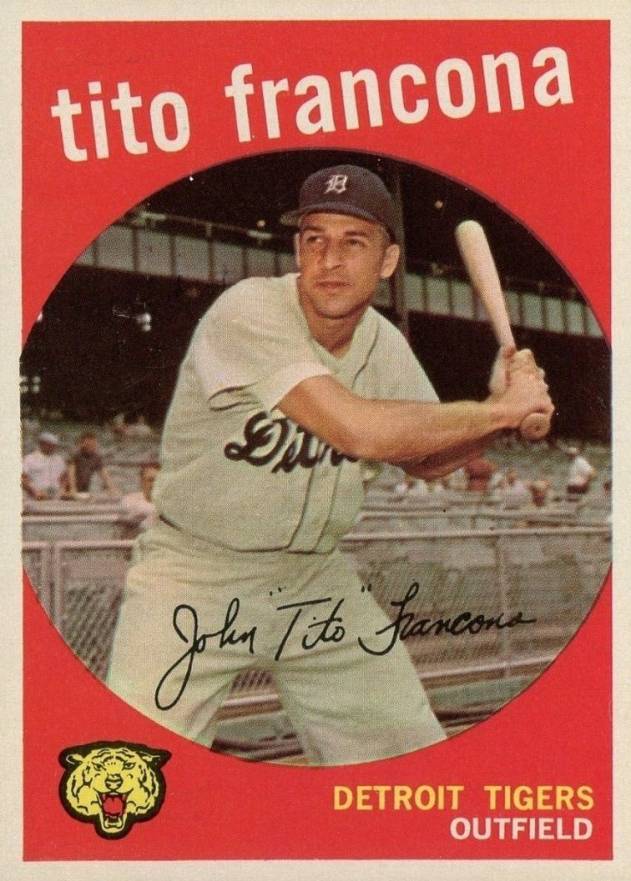 1959 Topps Tito Francona #268 Baseball Card
