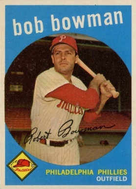 1959 Topps Bob Bowman #221 Baseball Card