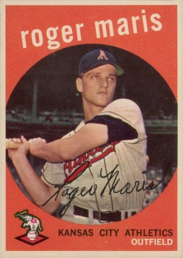 1959 Topps Roger Maris #202 Baseball Card