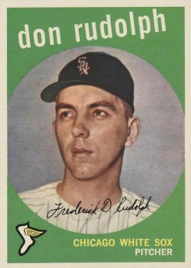 1959 Topps Don Rudolph #179 Baseball Card