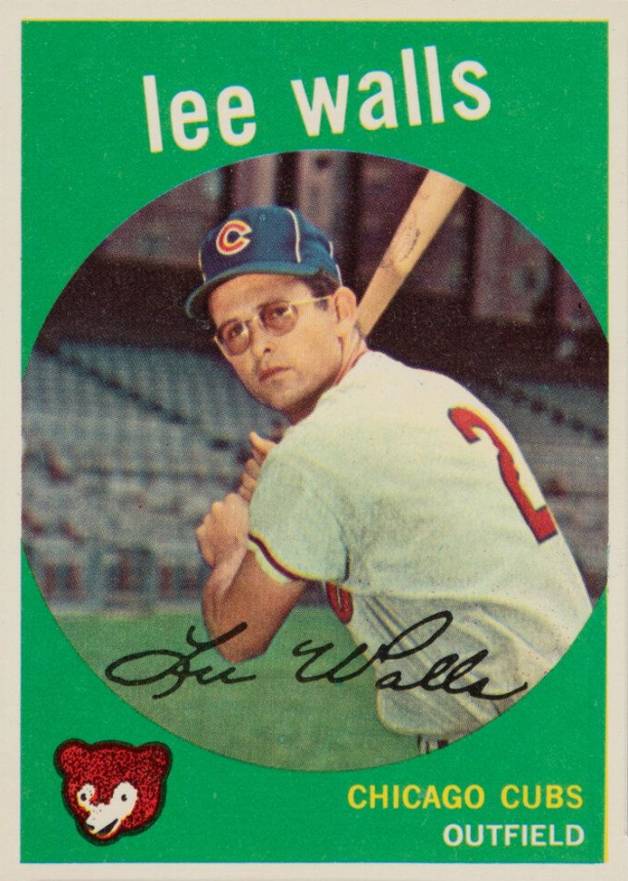 1959 Topps Lee Walls #105 Baseball Card