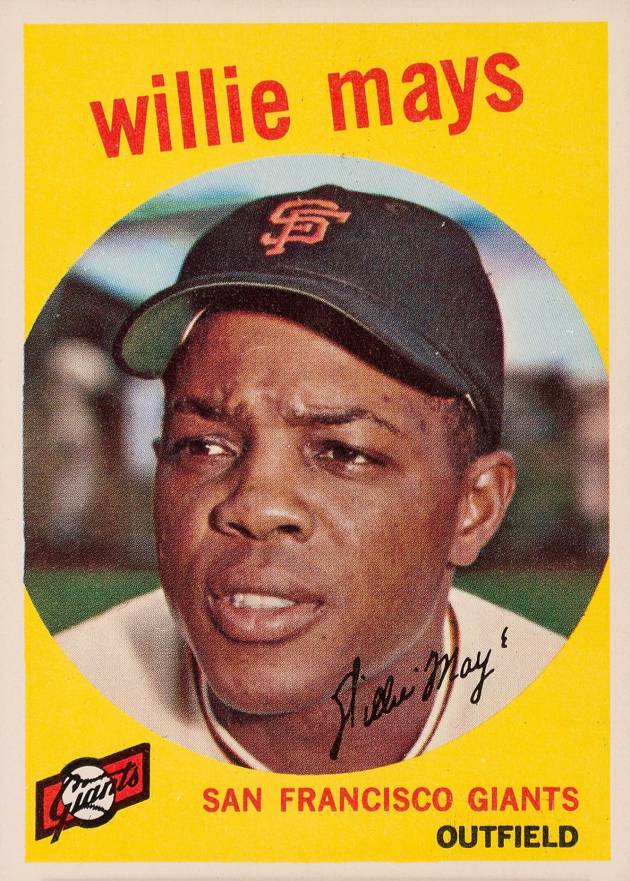1959 Topps Willie Mays #50 Baseball Card