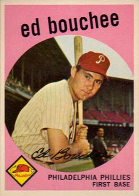 1959 Topps Ed Bouchee #39 Baseball Card