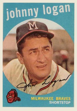 1959 Topps Johnny Logan #225 Baseball Card