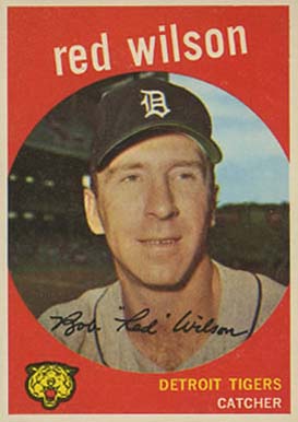 1959 Topps Red Wilson #24 Baseball Card