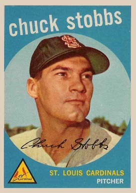 1959 Topps Chuck Stobbs #26 Baseball Card