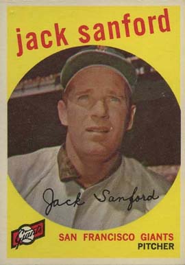1959 Topps Jack Sanford #275 Baseball Card