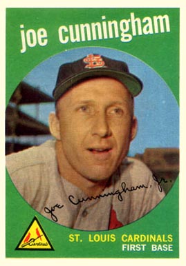 1959 Topps Joe Cunningham #285 Baseball Card