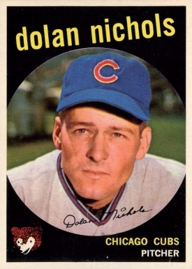 1959 Topps Dolan Nichols #362o Baseball Card