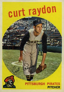 1959 Topps Curt Raydon #305 Baseball Card