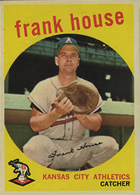 1959 Topps Frank House #313 Baseball Card
