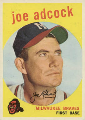 1959 Topps Joe Adcock #315 Baseball Card