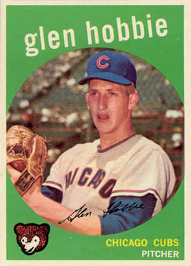 1959 Topps Glen Hobbie #334 Baseball Card