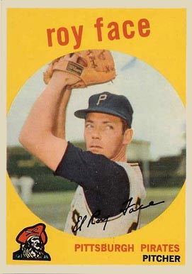 1959 Topps Roy Face #339 Baseball Card