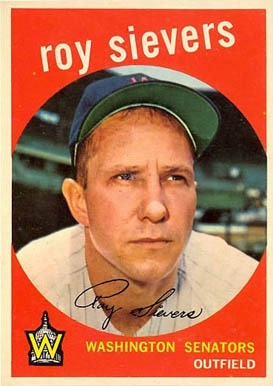 1959 Topps Roy Sievers #340 Baseball Card