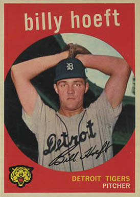 1959 Topps Billy Hoeft #343 Baseball Card