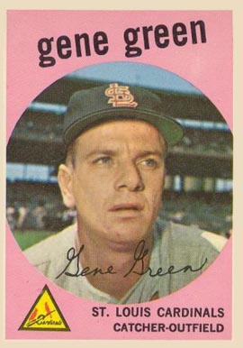 1959 Topps Gene Green #37 Baseball Card