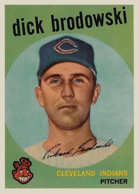 1959 Topps Dick Brodowski #371 Baseball Card