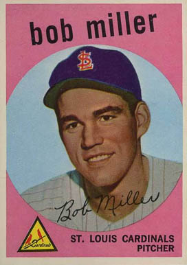 1959 Topps Bob Miller #379 Baseball Card