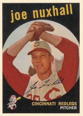 1959 Topps Joe Nuxhall #389 Baseball Card