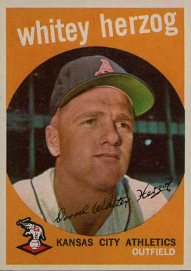 1959 Topps Whitey Herzog #392 Baseball Card