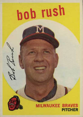 1959 Topps Bob Rush #396 Baseball Card