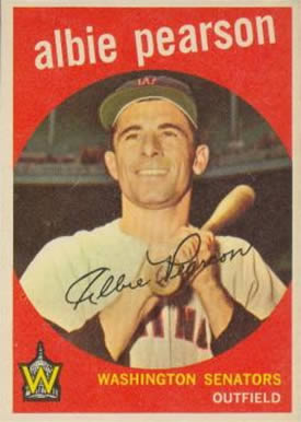 1959 Topps Albie Pearson #4 Baseball Card