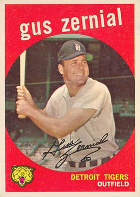1959 Topps Gus Zernial #409 Baseball Card