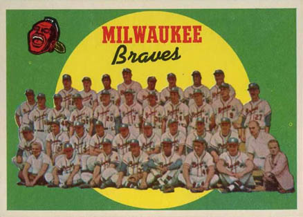 1959 Topps Milwaukee Braves #419 Baseball Card