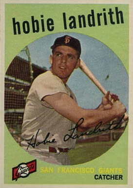 1959 Topps Hobie Landrith #422 Baseball Card