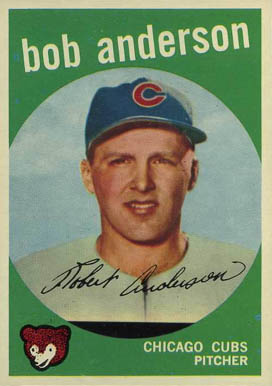 1959 Topps Bob Anderson #447 Baseball Card