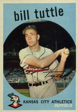 1959 Topps Bill Tuttle #459 Baseball Card