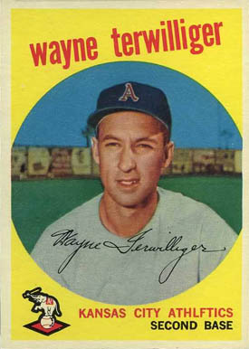 1959 Topps Wayne Terwilliger #496 Baseball Card