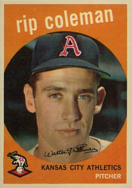 1959 Topps Rip Coleman #51 Baseball Card