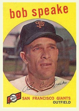 1959 Topps Bob Speake #526 Baseball Card