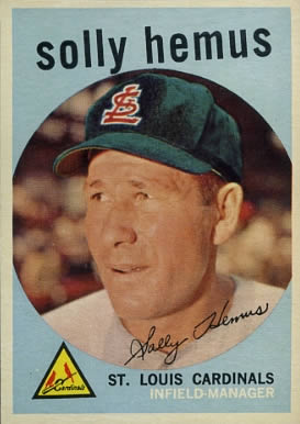 1959 Topps Solly Hemus #527 Baseball Card