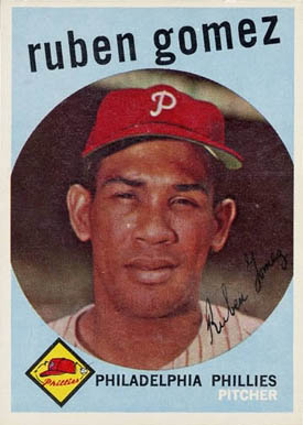 1959 Topps Ruben Gomez #535 Baseball Card
