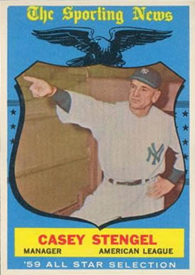 1959 Topps Casey Stengel #552 Baseball Card