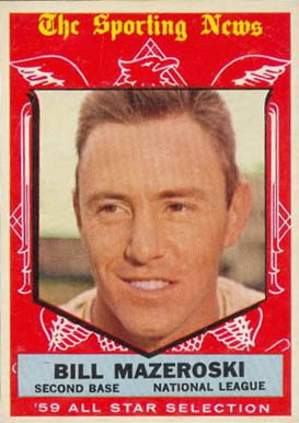 1959 Topps Bill Mazeroski #555 Baseball Card