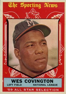 1959 Topps Wes Covington #565 Baseball Card