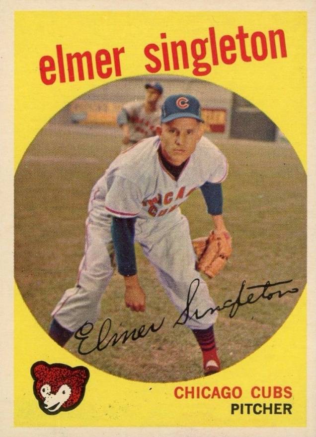 1959 Topps Elmer Singleton #548 Baseball Card