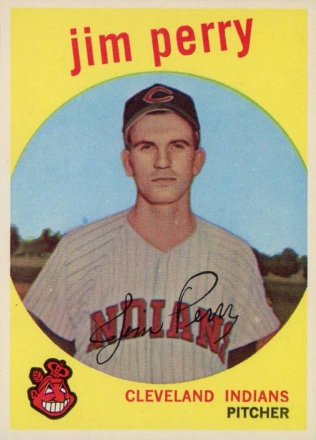 1959 Topps Jim Perry #542 Baseball Card