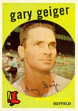 1959 Topps Gary Geiger #521 Baseball Card